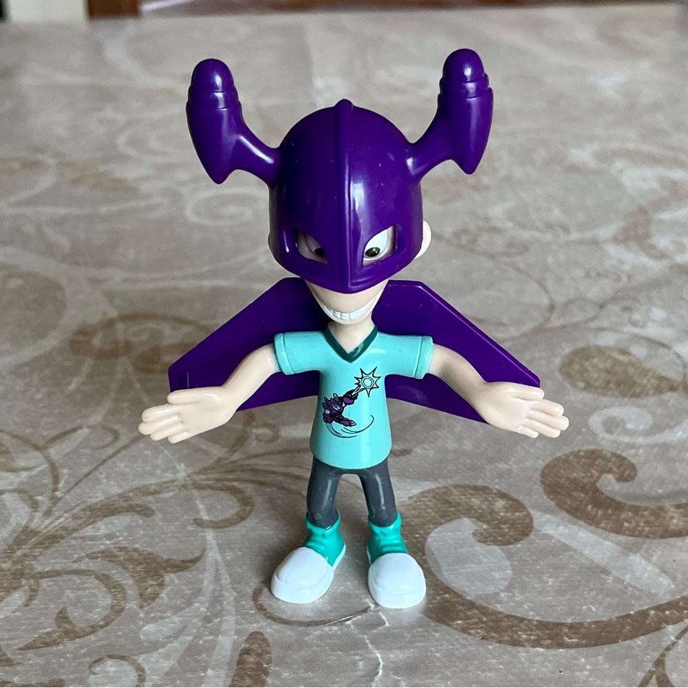 Vintage 2003 Wendy’s Jimmy Neutron figure with attaching helmet and wings